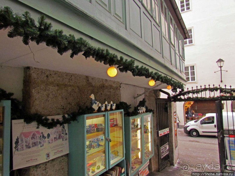 У подножия горы Капуцинов - квазипешеходная зона Зальцбурга