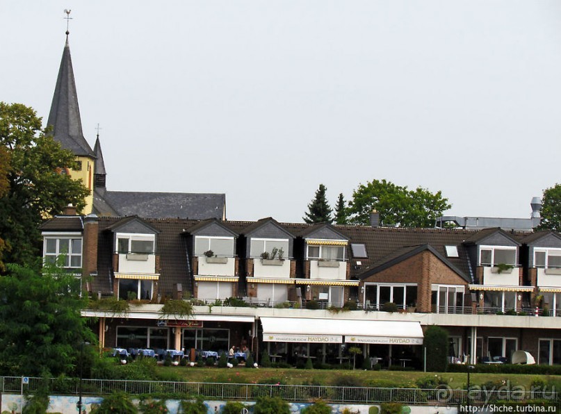 Дальше вверх по Рейну. Мондорф — город напротив Весселинга