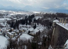 Второй уровень Зальцбурга - со стен крепости Хоэнзальцбург