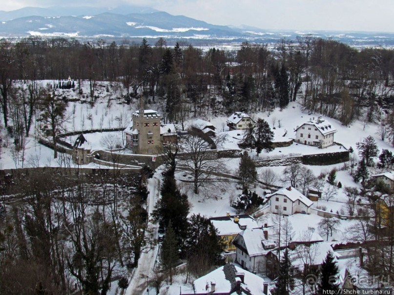 Второй уровень Зальцбурга - со стен крепости Хоэнзальцбург