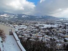 Второй уровень Зальцбурга - со стен крепости Хоэнзальцбург