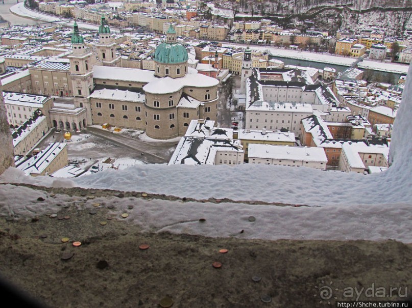 Второй уровень Зальцбурга - со стен крепости Хоэнзальцбург