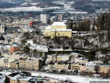 Второй уровень Зальцбурга - со стен крепости Хоэнзальцбург