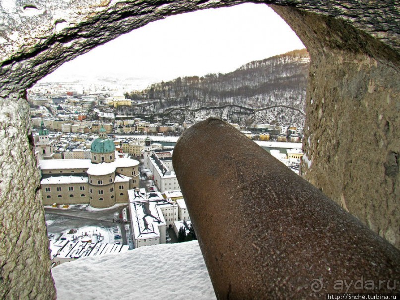 Второй уровень Зальцбурга - со стен крепости Хоэнзальцбург