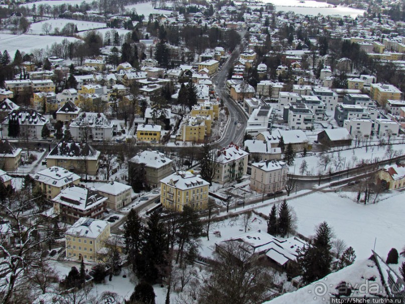 Второй уровень Зальцбурга - со стен крепости Хоэнзальцбург
