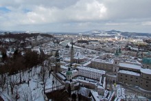 Второй уровень Зальцбурга - со стен крепости Хоэнзальцбург