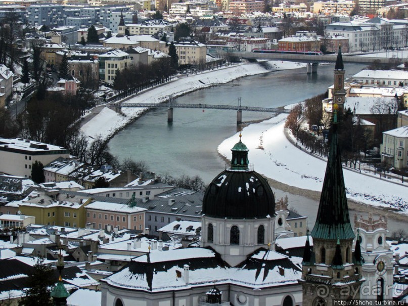 Второй уровень Зальцбурга - со стен крепости Хоэнзальцбург