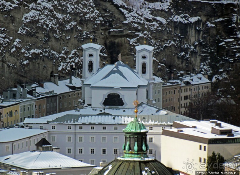 Второй уровень Зальцбурга - со стен крепости Хоэнзальцбург