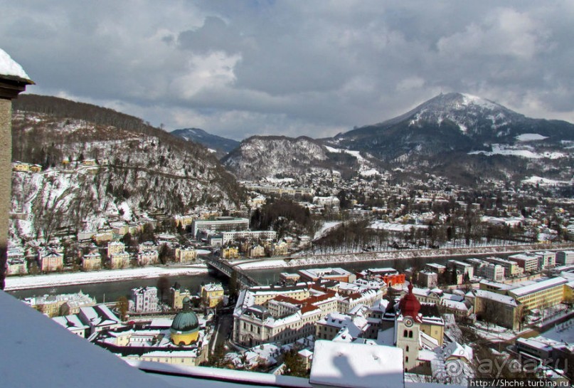 Второй уровень Зальцбурга - со стен крепости Хоэнзальцбург