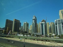 Дубай. На метро вдоль Джумейры