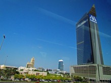 Дубай. На метро вдоль Джумейры