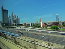 Дубай. На метро вдоль Джумейры