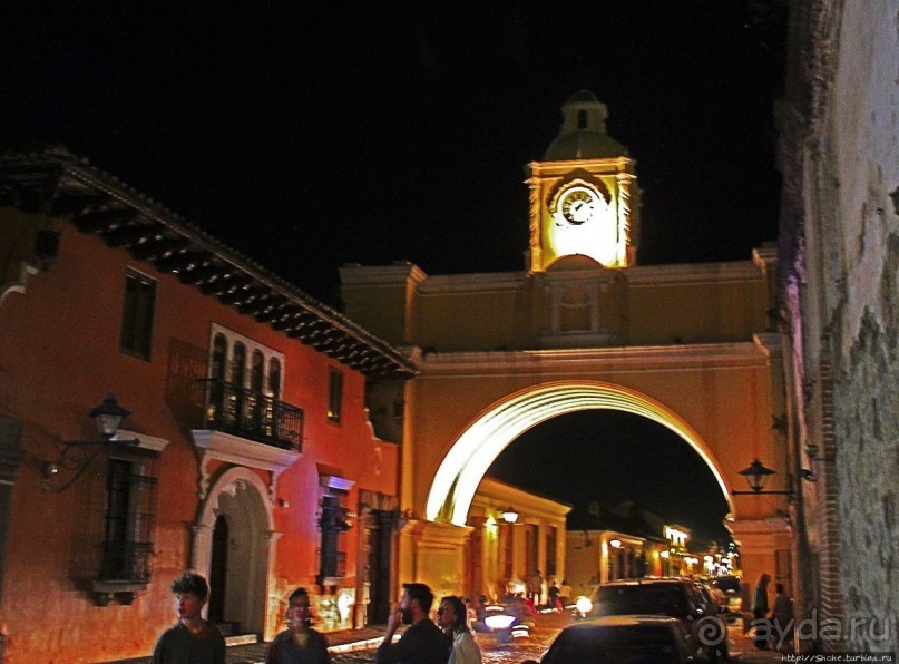 Арка Святой Каталины — визитная карточка старого Антигуа