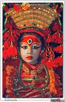 Живая богиня Кумари