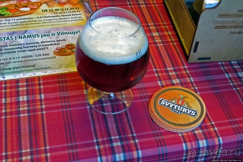 Колоритный национальный ресторан в центре Вильнюса