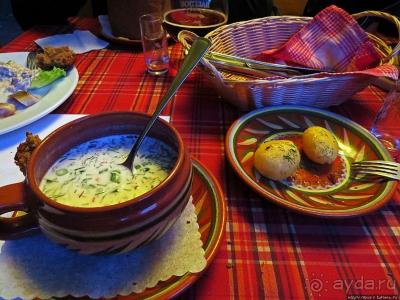 Колоритный национальный ресторан в центре Вильнюса