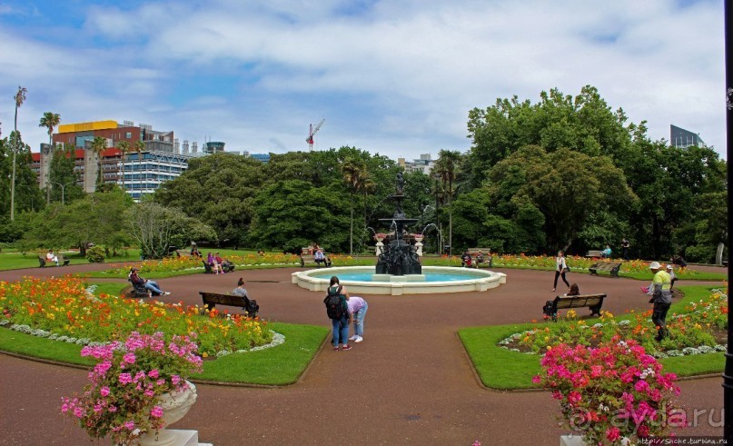 Альберт Парк — на мой вкус, самое интересное место в Окленде