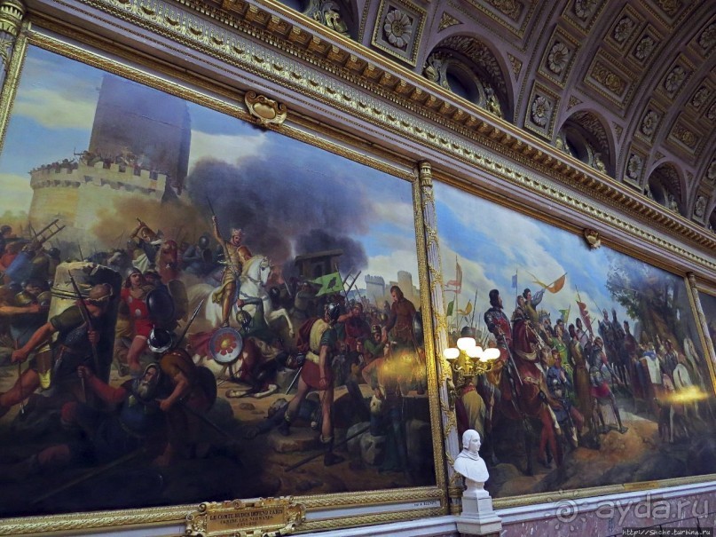 Версальский дворец. Покои королевы и галерея Битв