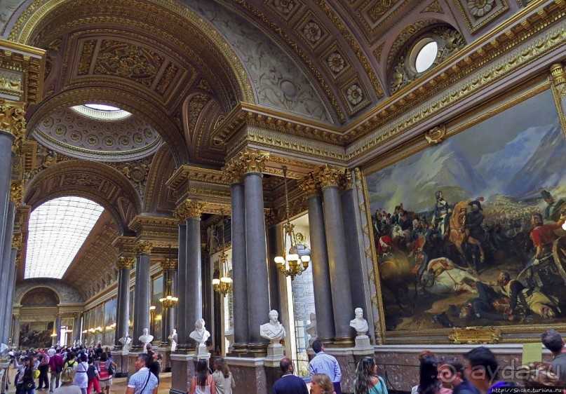 Версальский дворец. Покои королевы и галерея Битв