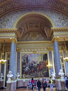 Версальский дворец. Покои королевы и галерея Битв