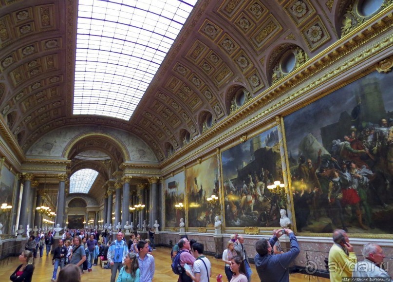 Версальский дворец. Покои королевы и галерея Битв