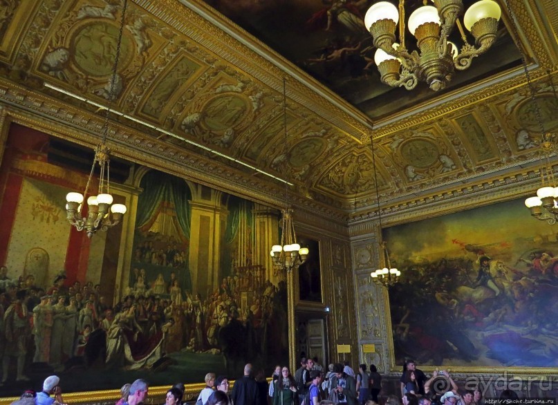 Версальский дворец. Покои королевы и галерея Битв
