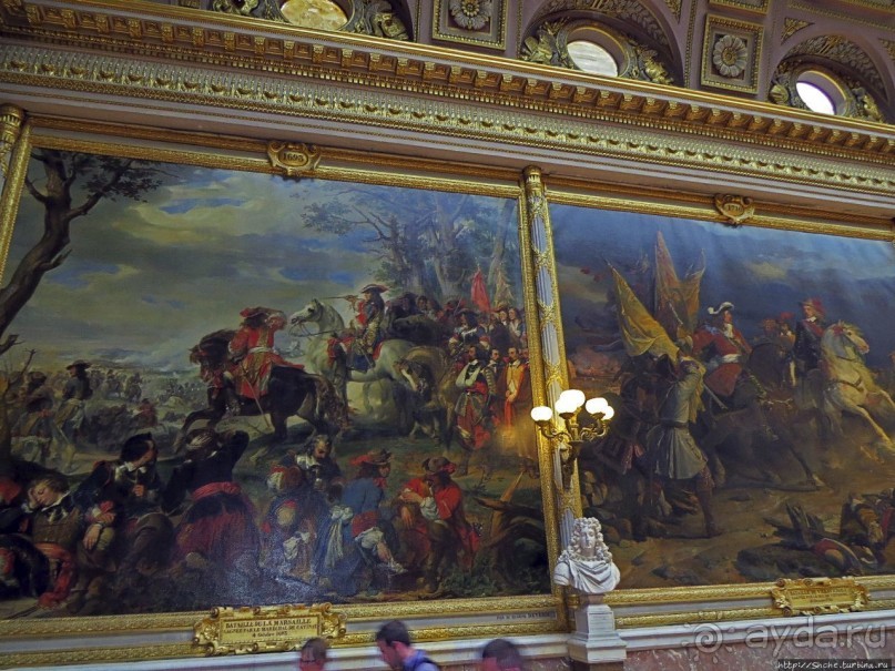 Версальский дворец. Покои королевы и галерея Битв