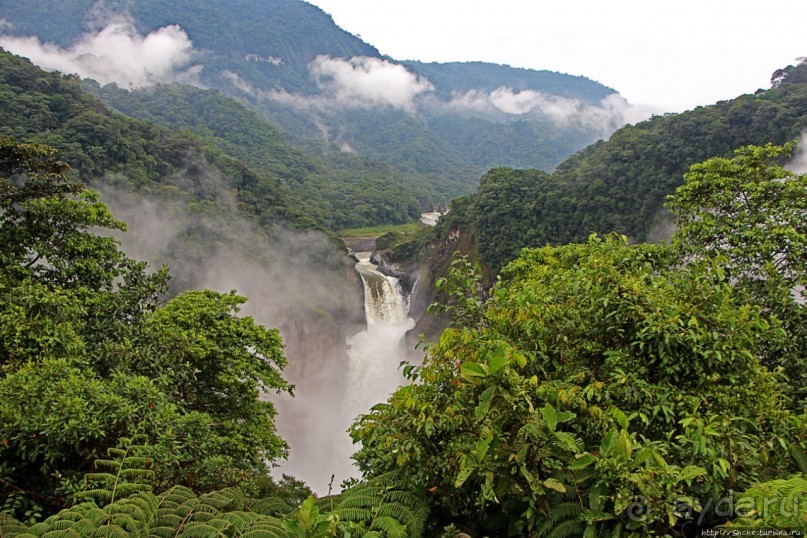 Сан-Рафаэль — самый крупный и мощный водопад Эквадора