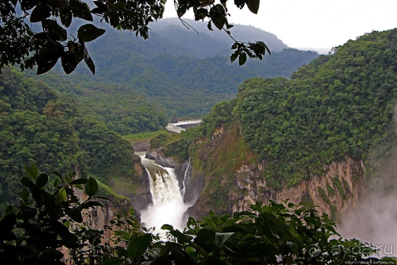 Сан-Рафаэль — самый крупный и мощный водопад Эквадора
