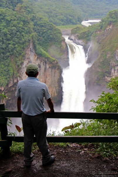 Сан-Рафаэль — самый крупный и мощный водопад Эквадора