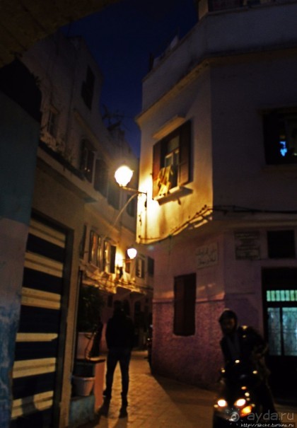 Ощущение Марокко. Старая Медина Касабланки поздним вечером