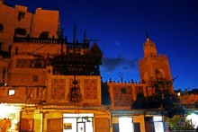 Ощущение Марокко. Старая Медина Касабланки поздним вечером