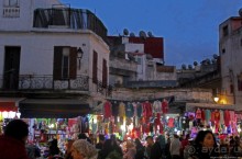 Ощущение Марокко. Старая Медина Касабланки поздним вечером