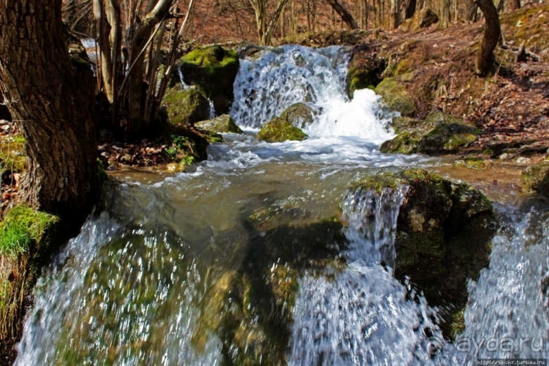 Альбом истории "Четыре живописных каскада на речке "Hájsky potok""