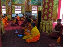 Буддистский монастырь на горе Змея в Хуэйсае