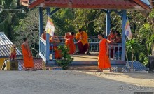 Буддистский монастырь на горе Змея в Хуэйсае