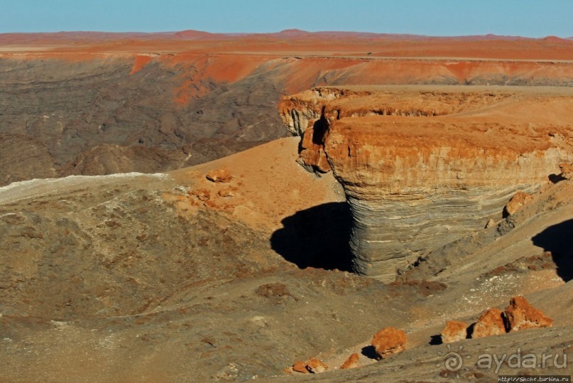 Под крылом самолета о чем-то поет песчаное море Намиб