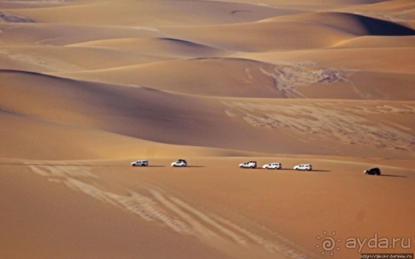 Под крылом самолета о чем-то поет песчаное море Намиб