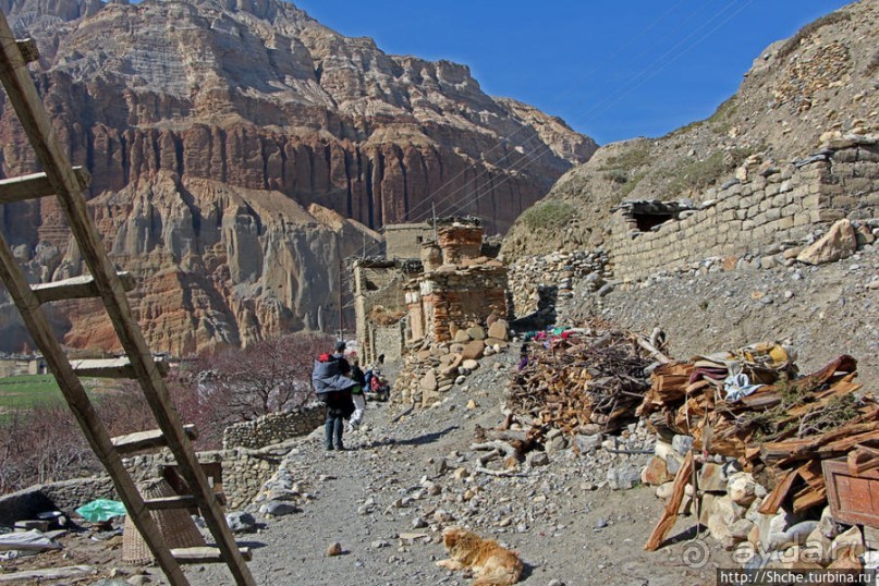 Мустанг, Cchusang — последний город в долине Кали Гандаки