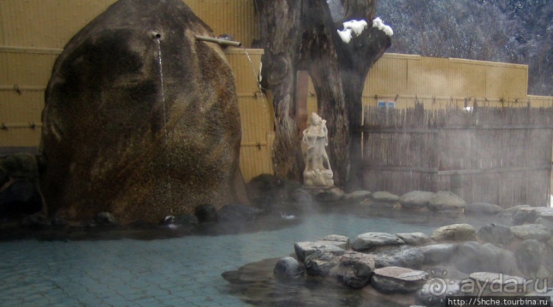 Онсэн в Кисо — редкие виды внутри, красота снаружи