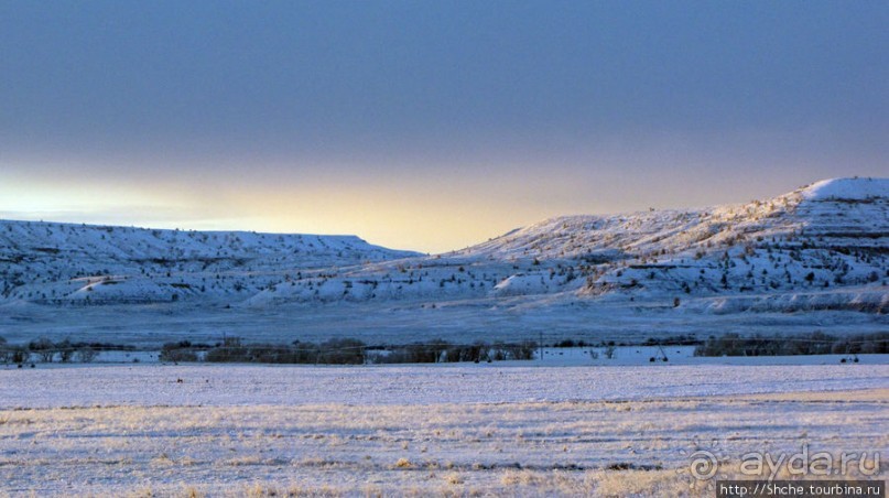 Прикольный рассвет в плоскогорье штата Вайоминг