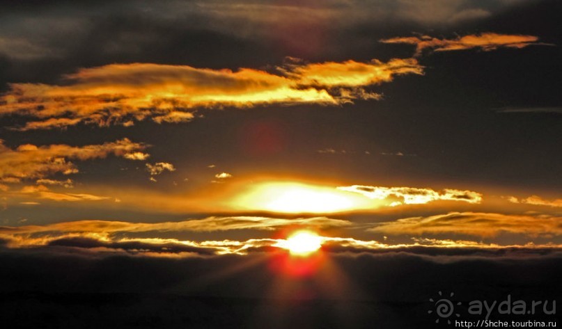 Прикольный рассвет в плоскогорье штата Вайоминг