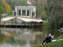 "А белый лебедь на пруду...",- лебединое озеро на ВДНХ