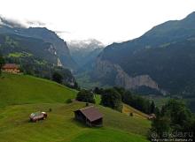 "Чистый фонтан" Лаутербрюннен — город в долине водопадов