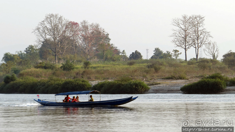 На лаосском берегу Меконга