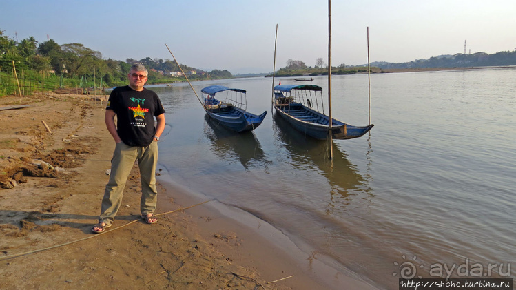 На лаосском берегу Меконга