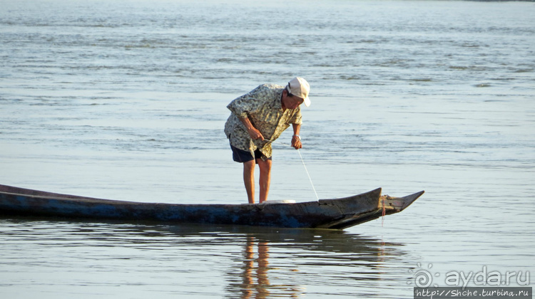 На лаосском берегу Меконга