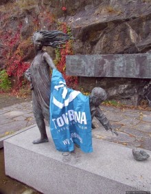 Крепость-парк Акерсхус, осенняя пьеса