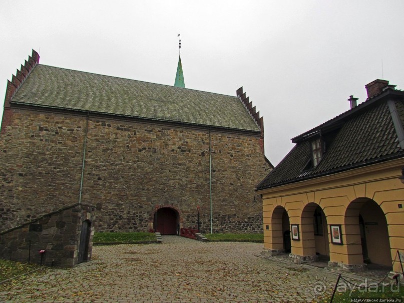 Крепость-парк Акерсхус, осенняя пьеса