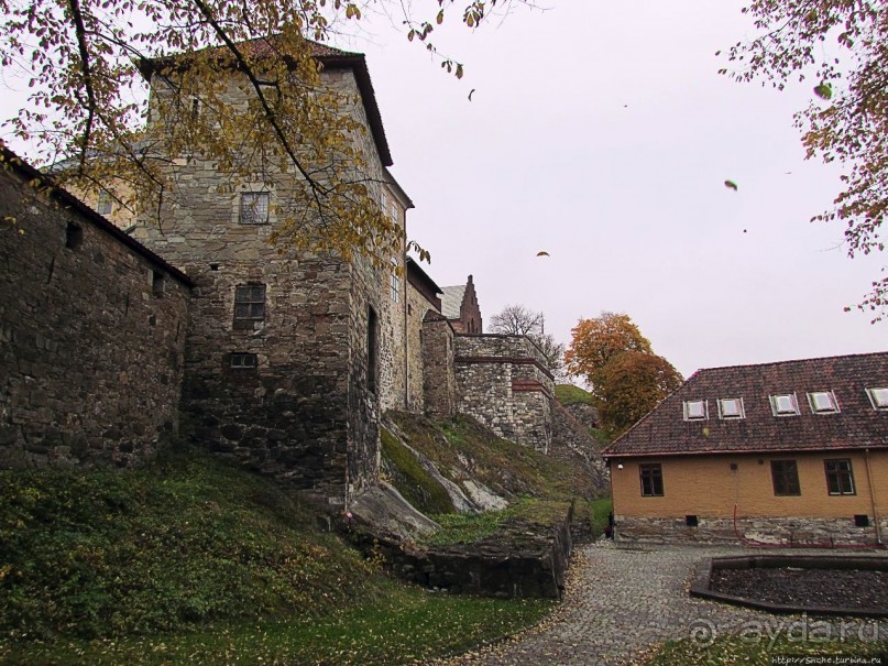 Крепость-парк Акерсхус, осенняя пьеса